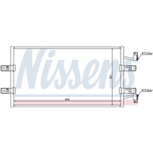 NIS 940119 Kliimasüsteemi soojusvaheti sobib: NISSAN PRIMASTAR OPEL VIVARO 