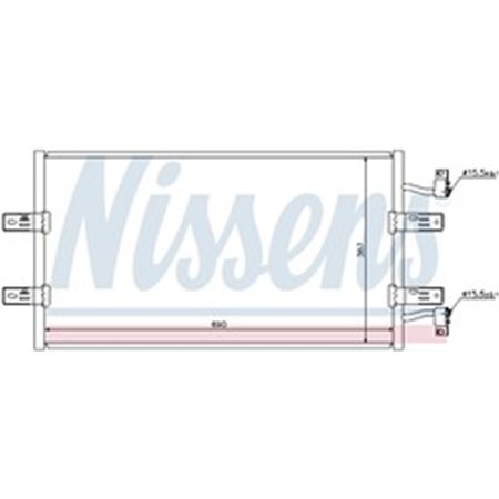 940119 Конденсатор, кондиционер NISSENS