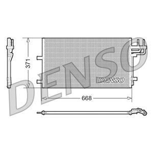 DCN10007 Condenser, air conditioning DENSO - Top1autovaruosad