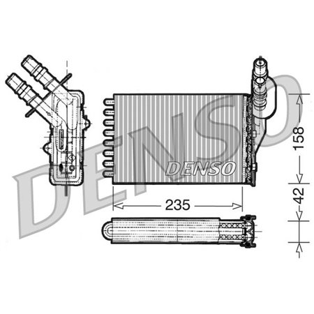 DENSO DRR23001 - Värmare passar: RENAULT CLIO II, ESPACE IV, KANGOO EXPRESS 1.2-3.5 08.97-