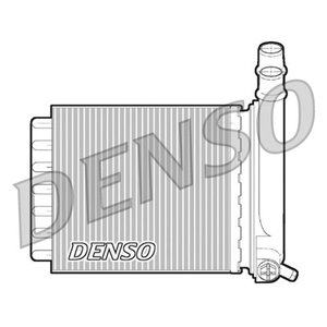 DRR07007 Värmeväxlare, invändig uppvärmning DENSO - Top1autovaruosad