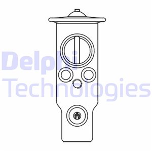 DELPHI CB1015V - Air conditioning valve f - Top1autovaruosad