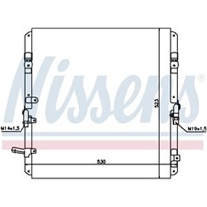 94053 Condenser, air conditioning NISSENS - Top1autovaruosad