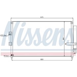 NISSENS 940197 - A/C condenser (with dryer) fits: HONDA CIVIC VIII 1.3H/1.8 09.05-