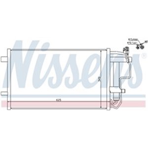 940149 Конденсатор, кондиционер NISSENS - Top1autovaruosad