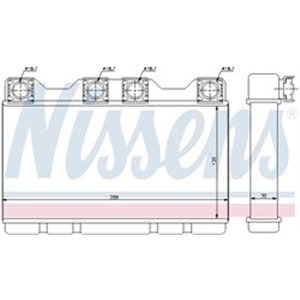 70515 Lämmönvaihdin, sisätilojen lämmitys NISSENS - Top1autovaruosad