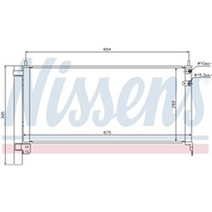 NISSENS 940175 - A C condenser  with drye - Top1autovaruosad