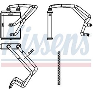 NIS 707174 Kütteseade sobib: NISSAN X TRAIL I 2.0/2.2D/2.5 06.01 01.13