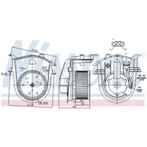 87176 Interior Blower NISSENS - Top1autovaruosad