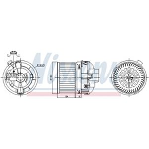 87468 Sisätilojen Puhallin NISSENS - Top1autovaruosad