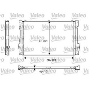 VALEO 817675 - A/C condenser fits: VOLVO 850, C70 I, S70, S80 I, V70 I, XC70 I 2.0-2.9 06.91-07.06