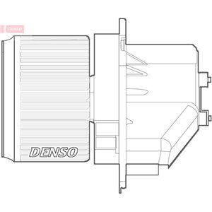 DENSO DEA09066 - Air blower fits: FIAT 500, 500 C, PANDA 0.9-Electric 07.07-