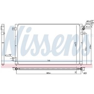 94717 Condenser, air conditioning NISSENS - Top1autovaruosad