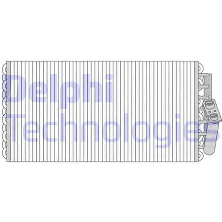 TSP0525076 Evaporator, air conditioning DELPHI