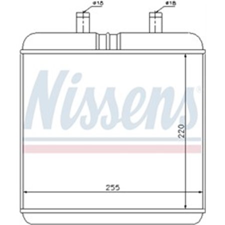 71810 Heat Exchanger, interior heating NISSENS