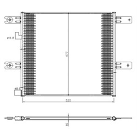 350508 Condenser, air conditioning NRF