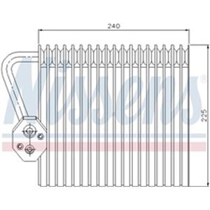 92167 Evaporator, air conditioning NISSENS - Top1autovaruosad