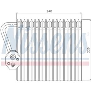 NISSENS 92167 - Air conditioning evaporator fits: RENAULT GRAND SCENIC II, MEGANE II, SCENIC I, SCENIC II 1.4-2.0D 09.99-
