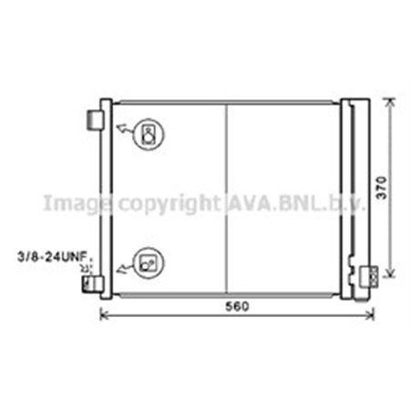 DN5427D Lauhdutin, ilmastointi AVA QUALITY COOLING