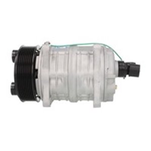 TCCI QP15-1526 - Universal A/C compressor QP15, way of fitting Eye, pulley diameter 119mm, pulley type PV8, 24V (oil included) f