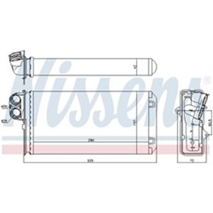 NISSENS 72937 - Heater fits: PEUGEOT 607 2.0-3.0 02.00-07.11