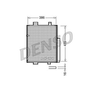 DENSO DCN35001 - A/C condenser (with dryer) fits: DAIHATSU MATERIA 1.3/1.5 10.06-