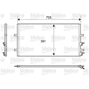 VAL814087 Kliimasüsteemi soojusvaheti sobib: FORD TRANSIT, TRANSIT TOURNEO 