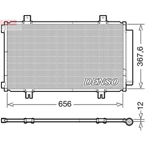 DCN47009 Condenser, air conditioning DENSO - Top1autovaruosad