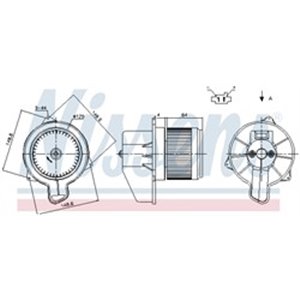 87305 Interior Blower NISSENS - Top1autovaruosad