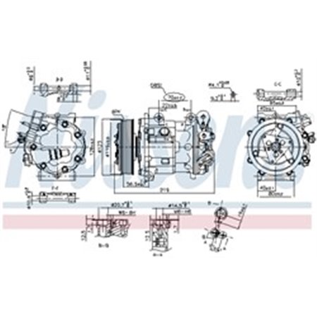 89362 Compressor, air conditioning NISSENS