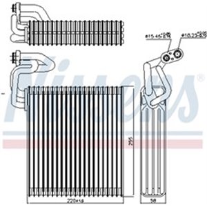 92214 Evaporator, air conditioning NISSENS - Top1autovaruosad