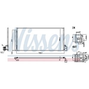 941068 Kondensaator,kliimaseade NISSENS - Top1autovaruosad