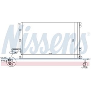 NIS 940087 Kliimasüsteemi soojusvaheti sobib: VOLVO C30, C70 II, S40 II, V50