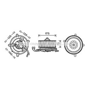 MS8610 Sisätilojen Puhallin AVA QUALITY COOLING - Top1autovaruosad