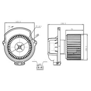 34297 Interior Blower NRF - Top1autovaruosad