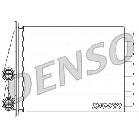 DRR23020 Теплообменник, отопление салона DENSO