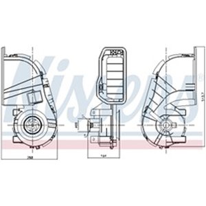 87394 Inre Fläkt NISSENS - Top1autovaruosad