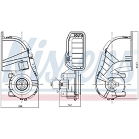 87394 Вентилятор салона NISSENS