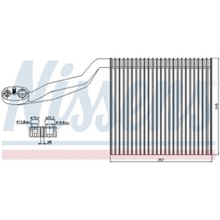 92294 Evaporator, air conditioning NISSENS