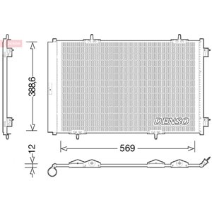 DCN21030 Condenser, air conditioning DENSO - Top1autovaruosad