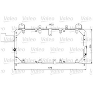 VALEO 814062 - A C condenser fits  LAND R - Top1autovaruosad