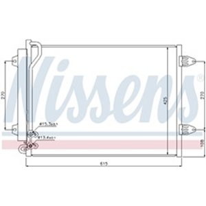 94831 Condenser, air conditioning NISSENS - Top1autovaruosad