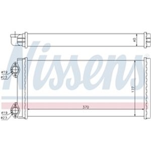 NISSENS 71928 - Heater (177x370x40mm) fits: MAN L2000, M 2000 L, M 2000 M D0824FL01-D0836LFL05 10.93-