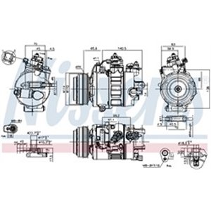 890792 Kompressor,kliimaseade NISSENS - Top1autovaruosad