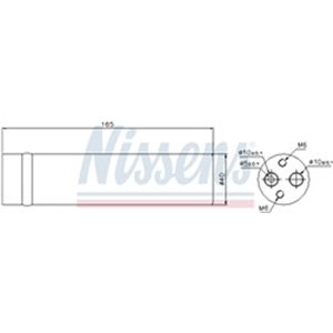 NISSENS 95481 - Air conditioning drier fits: HONDA CIVIC VIII 1.4-2.2D 09.05-