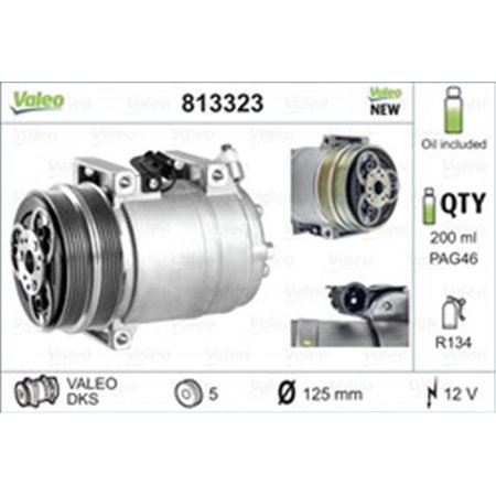 813323 Compressor, air conditioning VALEO