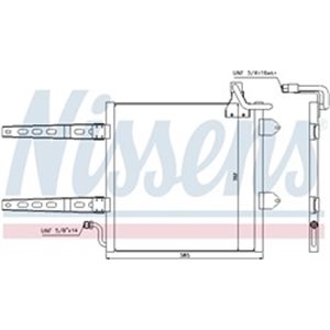 NISSENS 94260 - A/C condenser fits: SEAT AROSA; VW LUPO I, POLO, POLO III 1.0-1.9D 10.94-07.05