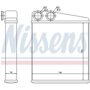 NIS 72206 Kütteseade sobib: NISSAN MICRA C+C III, MICRA III, NOTE, NV200 / 