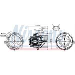 87446 Interior Blower NISSENS - Top1autovaruosad