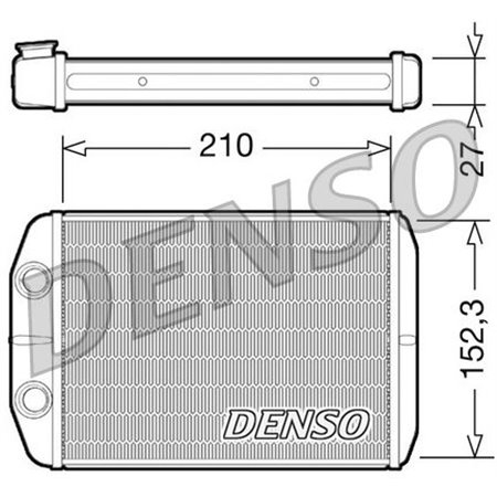 DRR09073 Heat Exchanger, interior heating DENSO